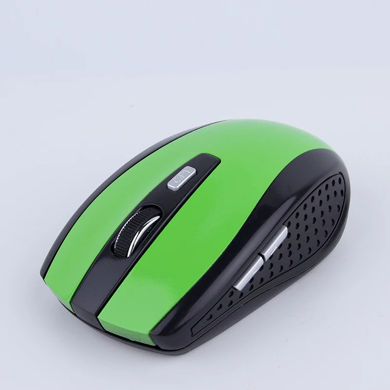 Wireless Mouse Optical Gaming Mouse Portable 2.4GHz Mouse with USB Nano Dongle Office Gamer Computer Desktop Mice for PC Laptop