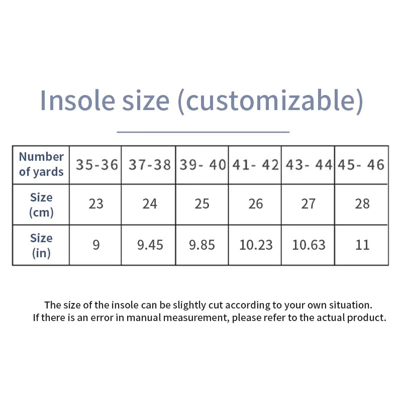 Sports Insoles for Shoes 5D Massage Soft Deodorant Breathable Shock Absorbant Cushion Running Insoles for Feet Men Women
