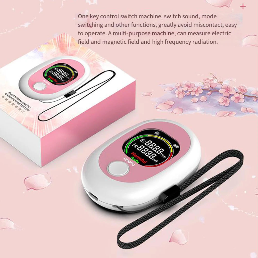 Sleek Design RD600 Electromagnetic Field Meter An Essential Gadget for Health Conscious Consumers Monitoring Radiation Levels