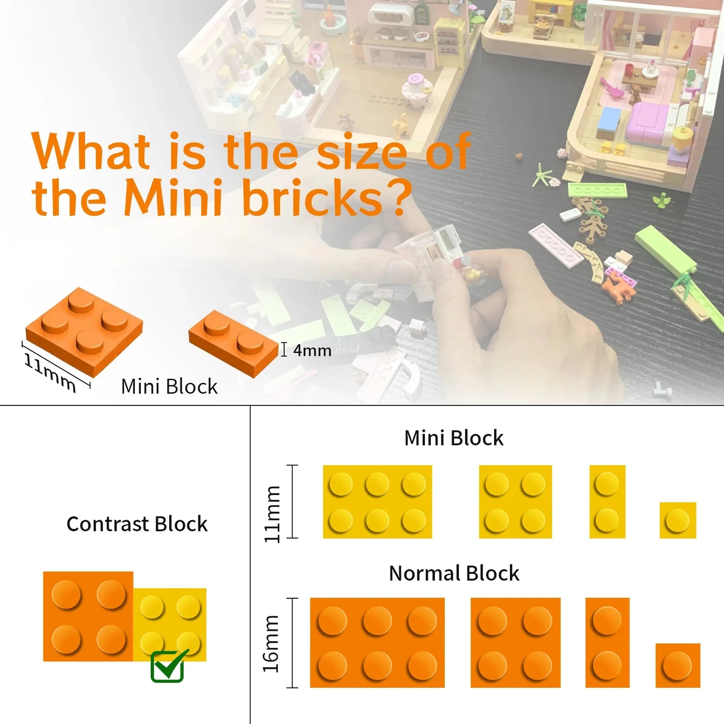 616PCS Orchid Building Blocks Flowers Bouquet Flower Blocks Bonsai Plant Model Bricks Romantic Home Decoration Toy For Kids Gift