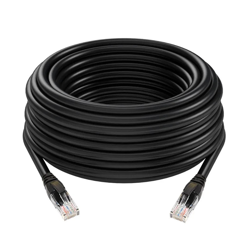 0.5/1/2/3/5/10/15/20/30/50M Cat6 Ethernet Cable RJ45 UTP 1000Mbps Network Cord LAN Wire Internet Lead Cord Router Computer Cable