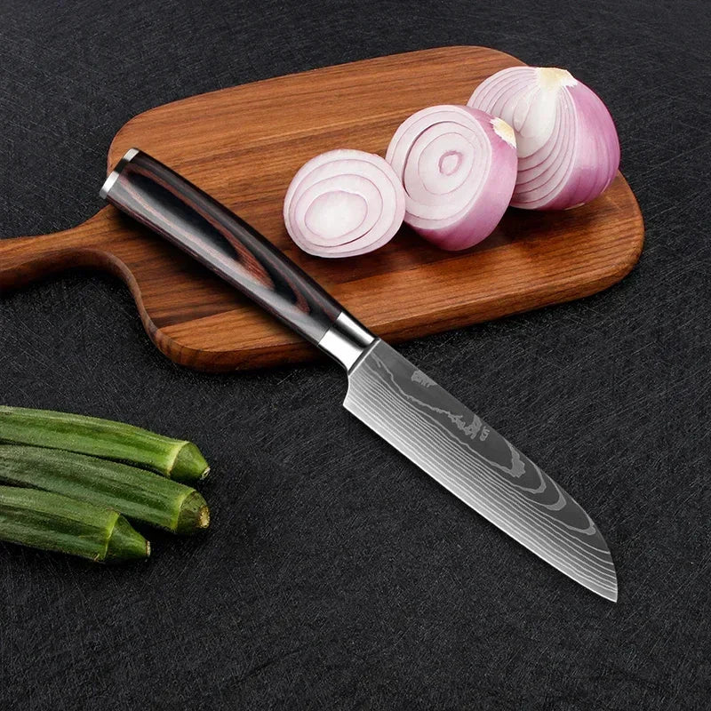 Kitchen Knives High Stainless Steel Chef Knife Slicing Butcher Boning Knife Cleaver Meat Vegetables Fruit Fish Filleting Knife