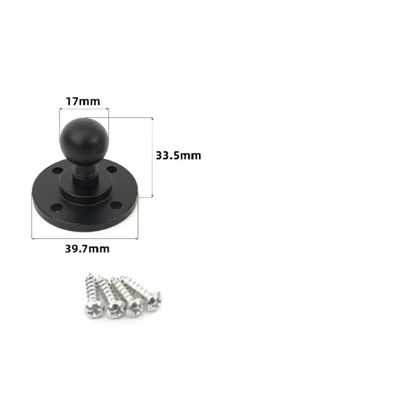 Glue Sticker 13mm 15mm 17mm Ball Head For Magnetic Car Phone Holder GPS Support Stand Mount Hook 360 Rotation Bracket Base