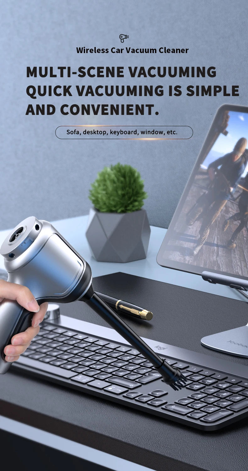 Vacuum Cleaner For Car Wireless Portable Vacuum Cleaner Cleaning Machine Car Accsesories Home Appliance Electric Devices For Car