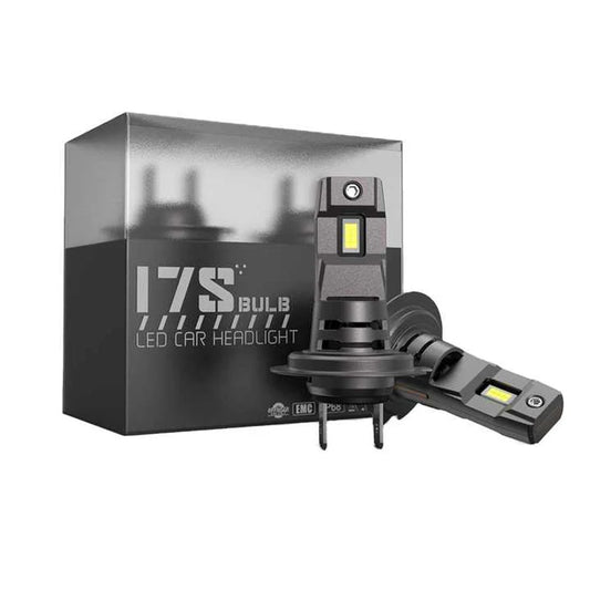 H7 LED Headlight Bulbs I7s H7 Mini Headlamp Plug and Play Lamp 60W Mini Wireless Car Headlight 6000K White 20000LM 12V Auto Lamp