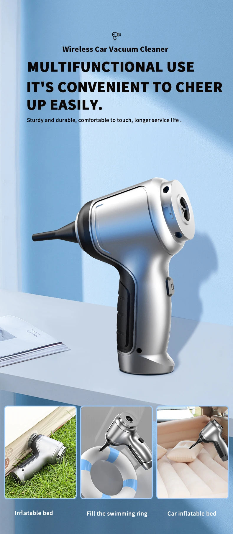 Vacuum Cleaner For Car Wireless Portable Vacuum Cleaner Cleaning Machine Car Accsesories Home Appliance Electric Devices For Car