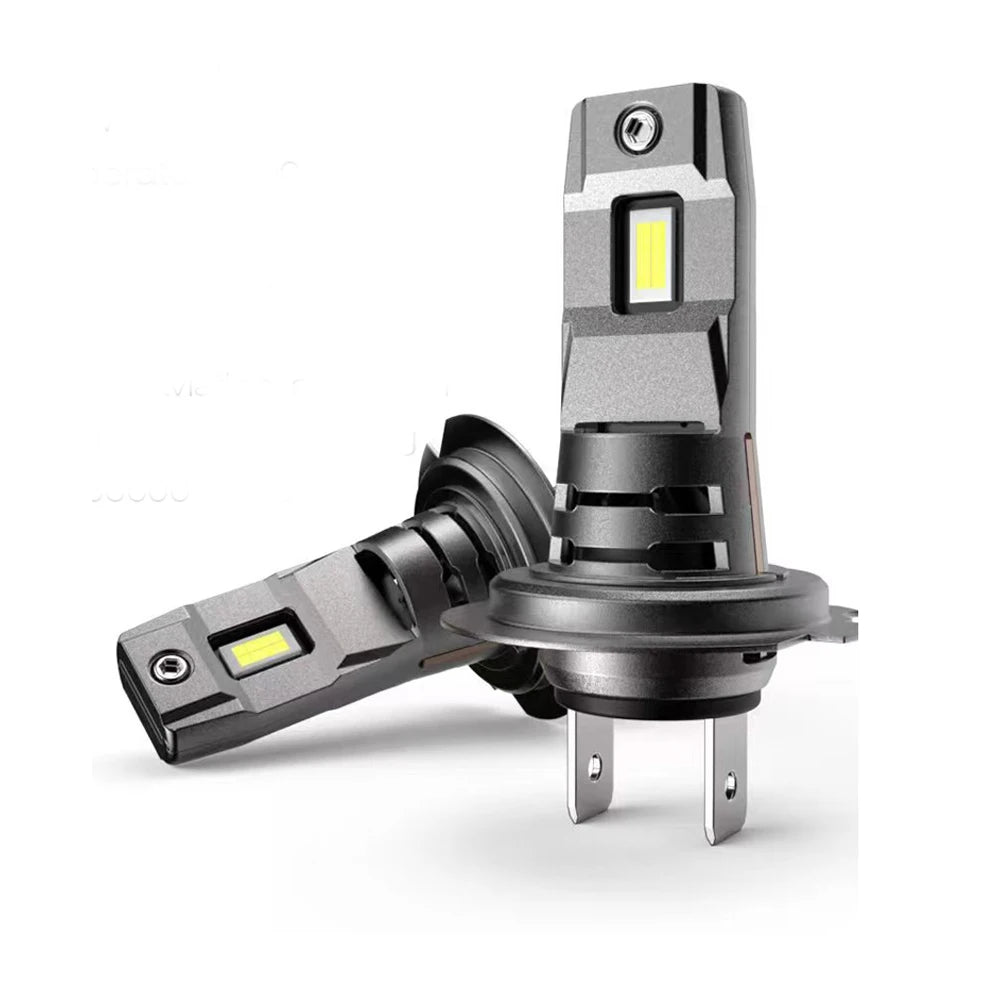 H7 LED Headlight Bulbs I7s H7 Mini Headlamp Plug and Play Lamp 60W Mini Wireless Car Headlight 6000K White 20000LM 12V Auto Lamp