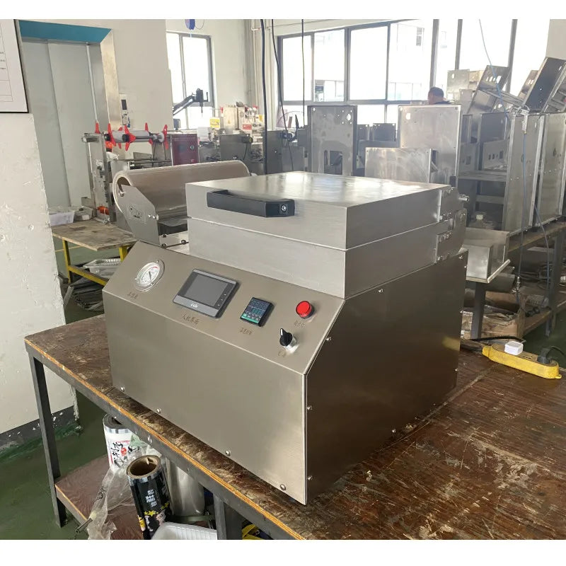 Hygine  Vacuum Plastic Skin Pack Machine Tray Sealer Packaging Machine for Food Seafood