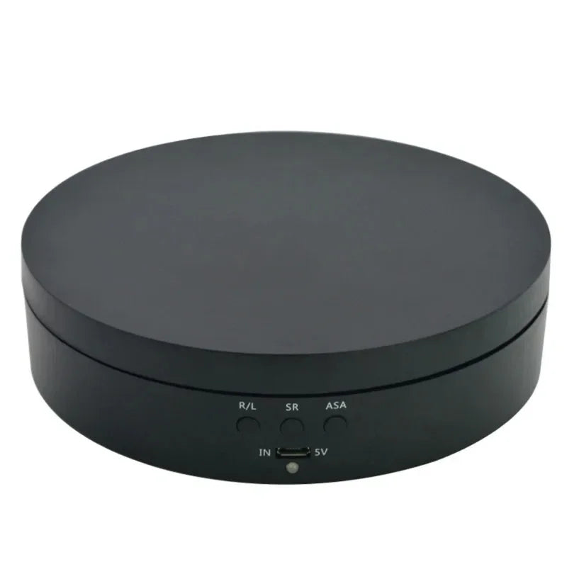Three Speeds Motorised Rotating Mirror Display Stand,360 Degree Turntable, Jewellery Holder,USB Power Supply, Rotating Shooting