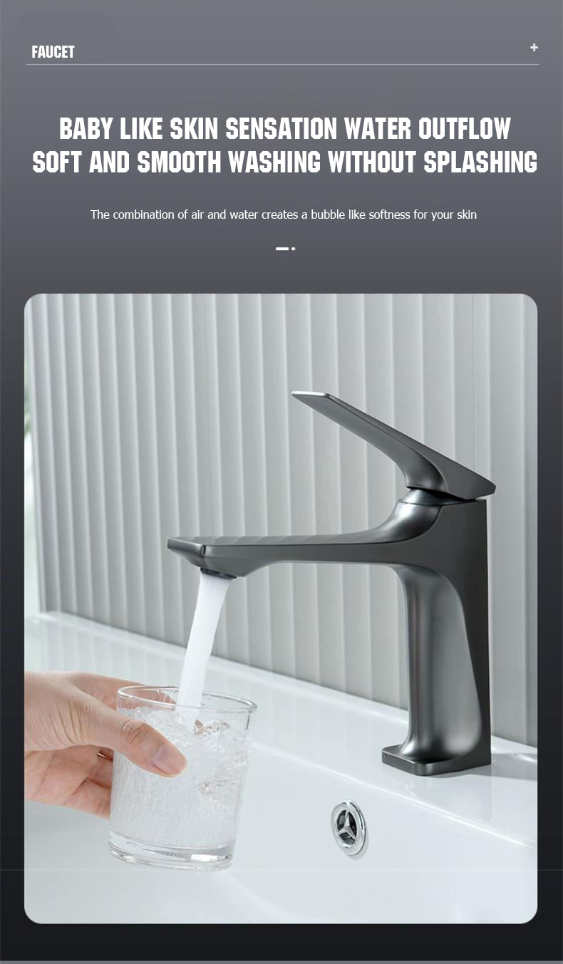 NEW High-end Bathroom Faucet Hot and Cold Sink Brass core Faucet Anti Splash Washbasin in The Bathroom Bathroom Sink Tapware Tap