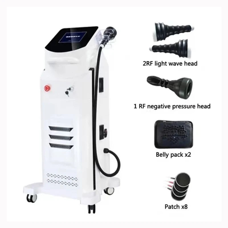 Multi-Functional 2 In 1 Release Fat Burning Skin Firming Body Shaping Negative Pressure Physiotherapy Slimming Machine Salon Spa