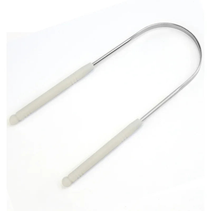 New Stainless Steel Tongue Scraper Oral Tongue Cleaner Brush Tongue Toothbrush Oral Hygiene High Quality Tounge Scraper