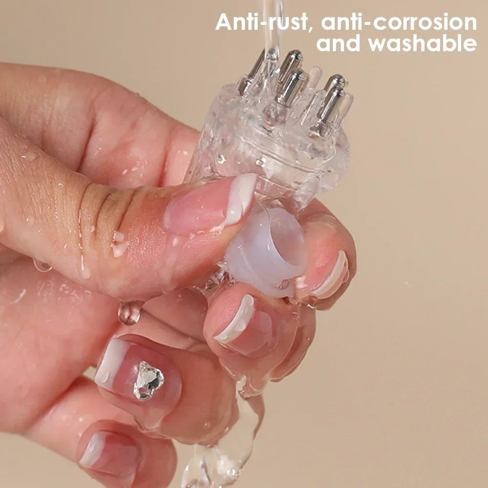 Scalp applicator Head essential oil ball massage applicator comb 1ml minosol hairspray applicator comb scalp massager for hair