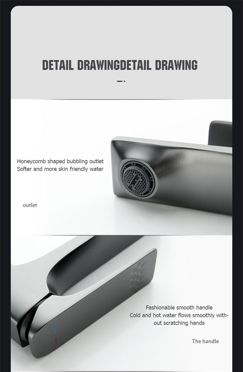 NEW High-end Bathroom Faucet Hot and Cold Sink Brass core Faucet Anti Splash Washbasin in The Bathroom Bathroom Sink Tapware Tap