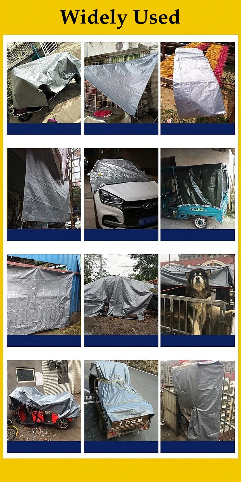 PE 0.32 mm tarpaulin rainproof cloth outdoor awning garden plant shed truck awning waterproof sunshade sail pet dog house cover