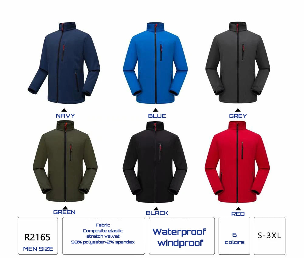 Custom Print Your Brand Logo Men Women's Waterproof Sports Coats Hiking Camping Skiing Trekking Male Female Jackets Windbreaker