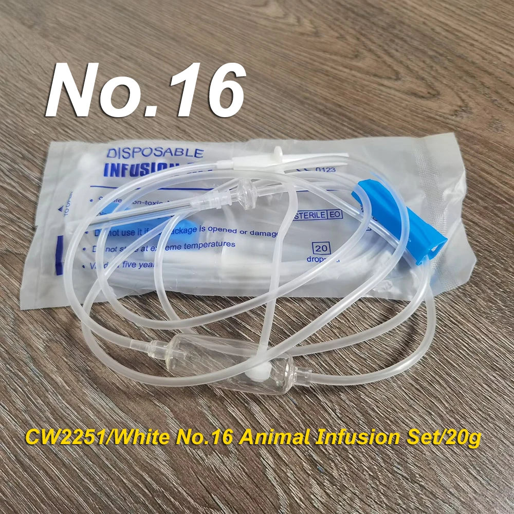 10Pc Pet and livestock health care equipment 1.8m No.16 No.12 No.9 No.7 veterinary instruments Pet hygiene and care consumables