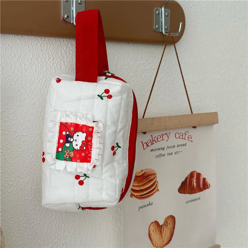 Ladies Cute Large Capacity Cat Makeup Bag Instagram Travel Portable Toilet Bag