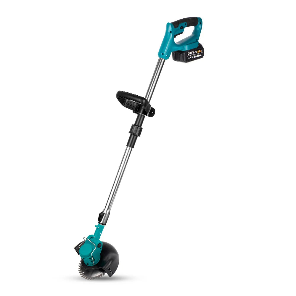 Cordless Electric Lawn Mower Foldable Adjustable Trimmer Efficient Garden Pruning Cutting Power Tools For Makita 18V Battery