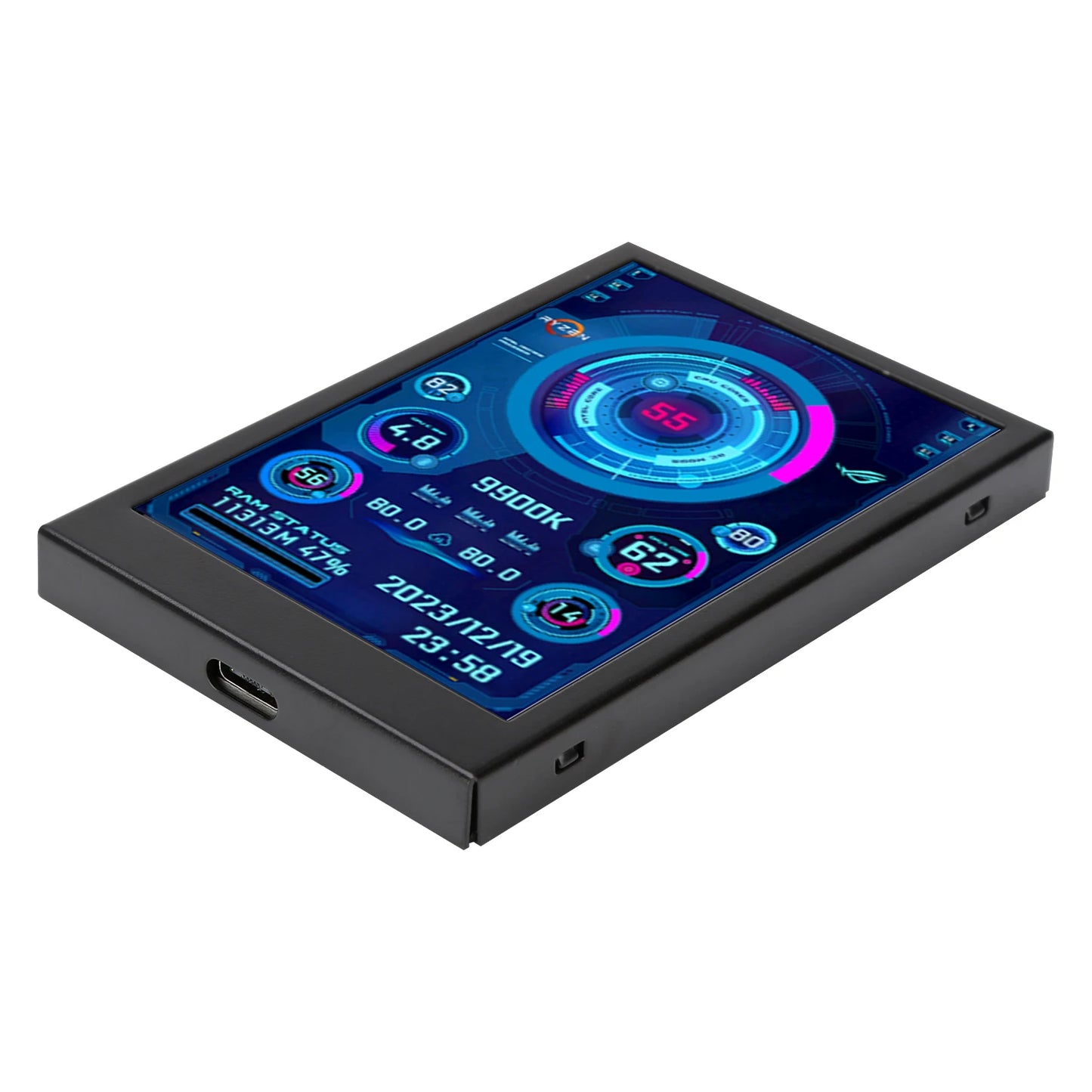 New 3.5 Inch IPS TYPE-C Secondary Screen Computer CPU GPU RAM HDD Monitor USB Display For Freely AIDA64