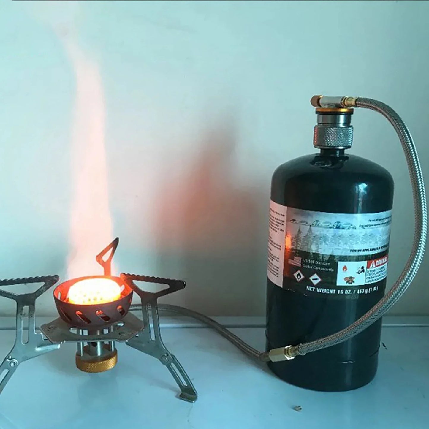 Propane Adapter Camping Gas Stove Adapter Converter Propane Valve Cylinder Canister Adapter for Outdoor Camping Gas Tank