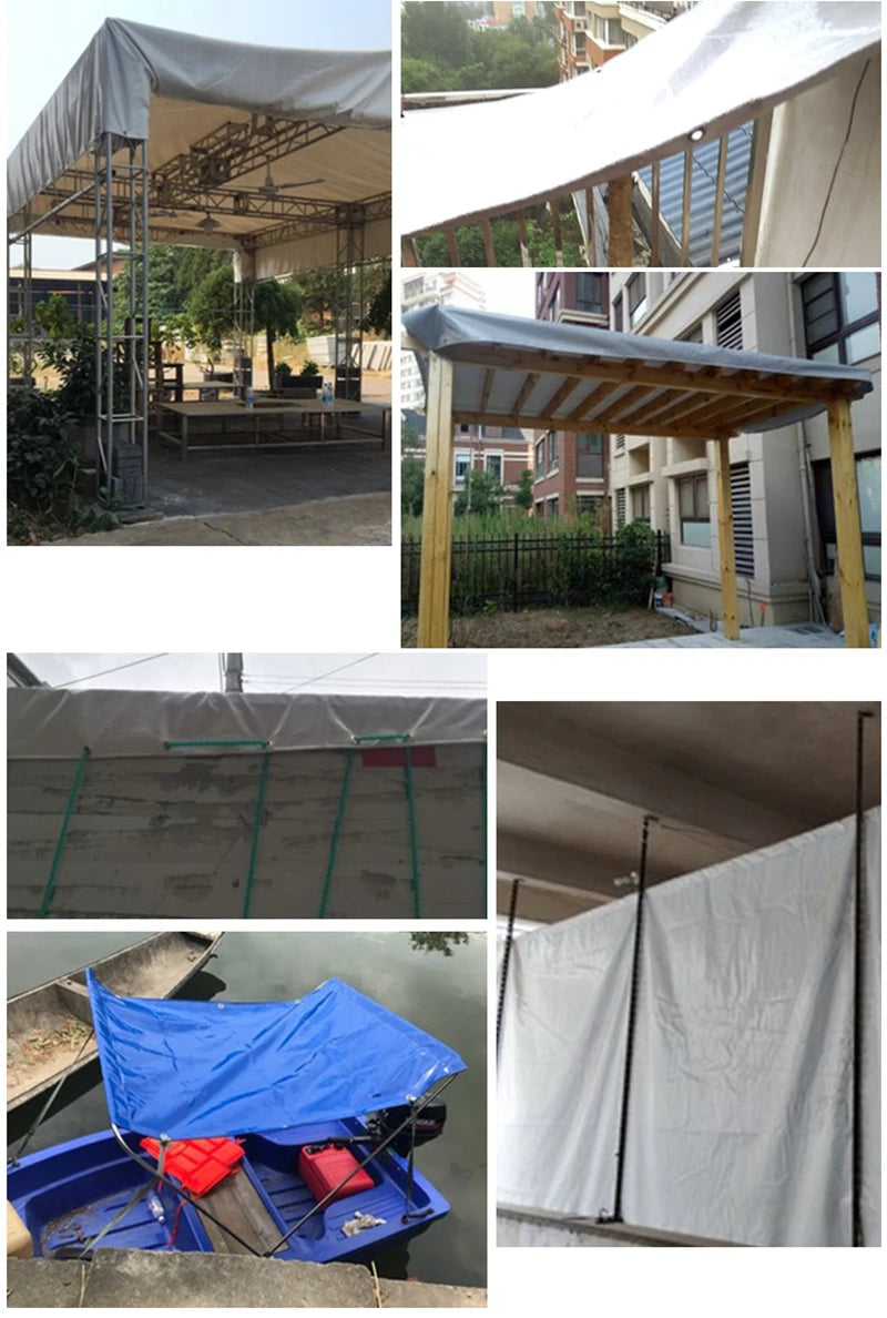 PE 0.32 mm tarpaulin rainproof cloth outdoor awning garden plant shed truck awning waterproof sunshade sail pet dog house cover