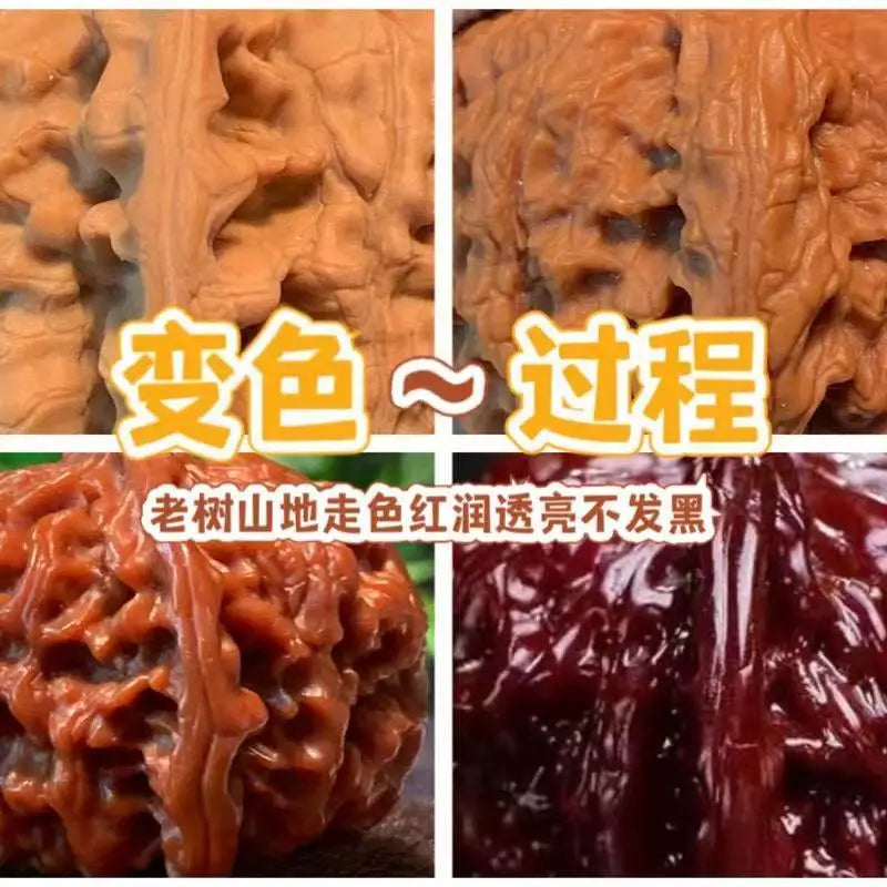 Palm Massage Chinese Walnuts A Pair Of Natural Wenwan Walnut Handball Health Care Grip Ball  Elderly Gift Massage Gadget