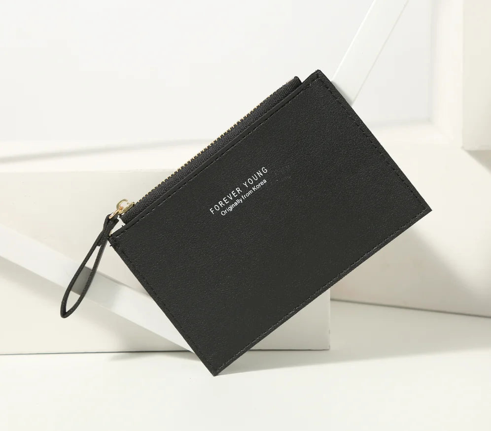 Mini Business Portfolio of Men, Credit Card Design Pu, Girl, Lady, Name Women's Bag