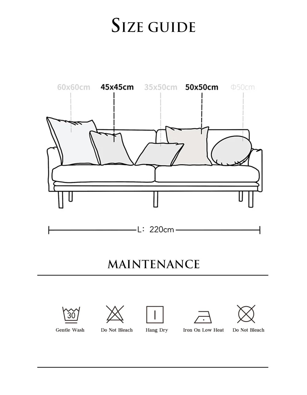 GUVINCI GALLERY Modern Simplicity Beige White Cushion Cover Herringbone Pattern Jacquard Pillowcase For Living Room Sofa Bedroom