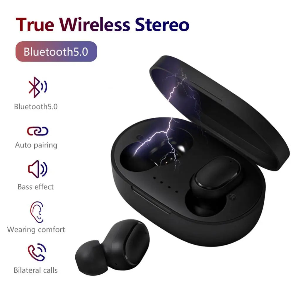 2023 A6S TWS Wireless Bluetooth Headphones Sport in Ear Earphone With Microphone Mini Pods Earbuds Noise Cancelling Headsets