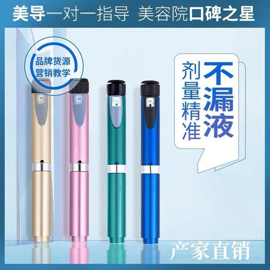 New pink tattoo pen magic pen card bottle 20 PCS fill bottle Magic pen Kit for light wrinkles tear troughs nasolabial folds fil