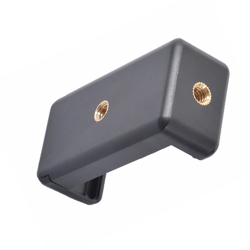 Universal Smartphone Holder Tripod Rotatable Bracket with 1/4inch Screw Adjustable Clip for Phone Cell Selfie Stick Camera Stand