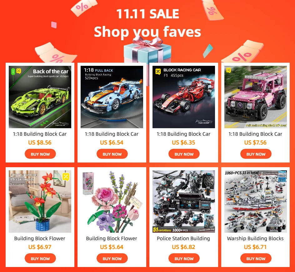 616PCS Orchid Building Blocks Flowers Bouquet Flower Blocks Bonsai Plant Model Bricks Romantic Home Decoration Toy For Kids Gift