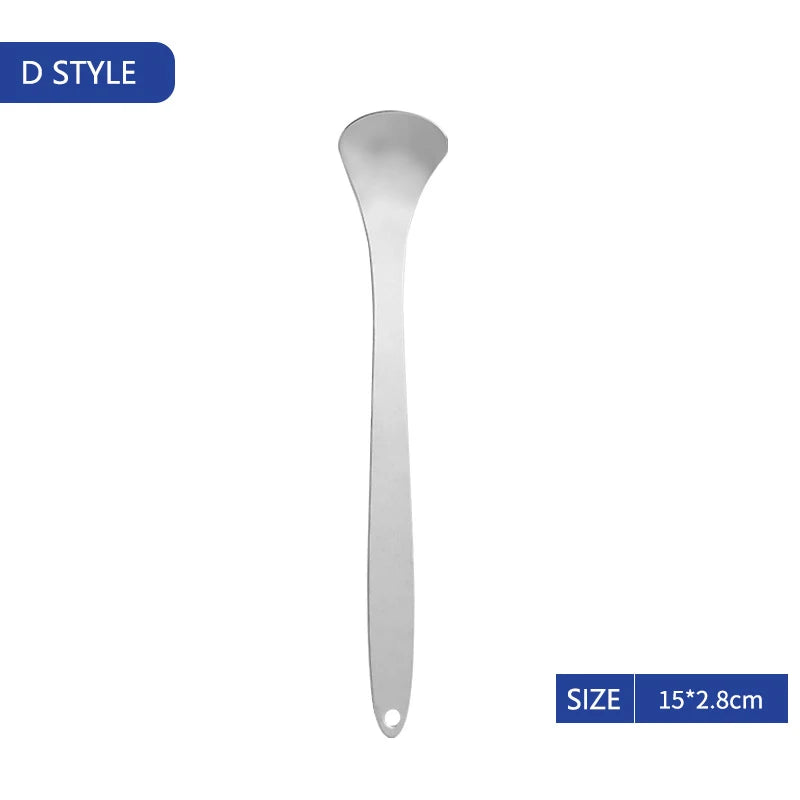Stainless Steel Tongue Scraper Cleaner Travel Handy Case Fresh Breath Cleaning Coated Oral Hygiene Scrapper Cleaning Tools