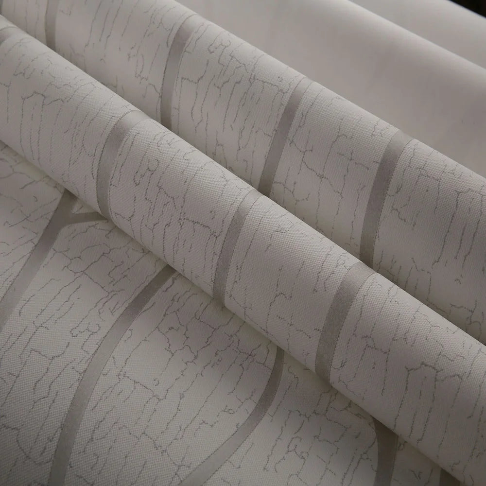 53cm minimalist modern European style non-woven wallpaper  3D curved stripe decoration  room background wall sticker