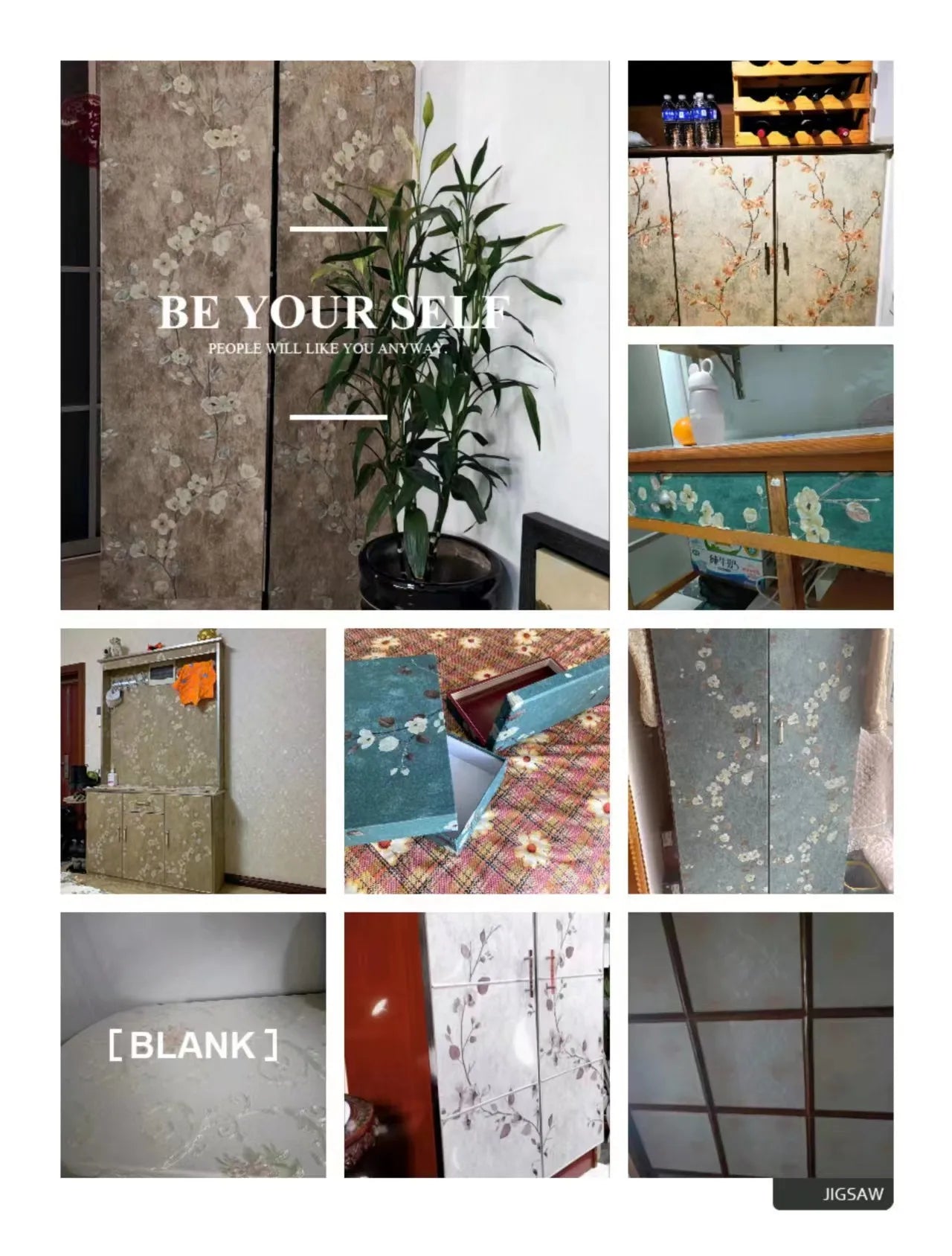 Floral Wallpaper Self-adhesive Warm Girl Bedroom 3d Thickening Wall Decoration Stickers Living Room Restaurant Sofa Background