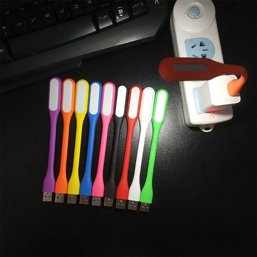 Mini USB LED Light Portable Book Reading Light 5V 1.2W Small USB Lamp Foldable Eyesight Light for Power Bank PC Notebook Laptop
