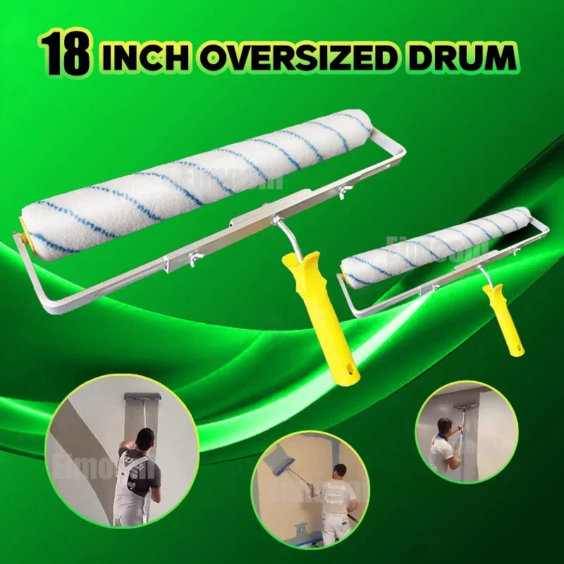 18inch Paint Roller Brush Long-Middle-Short Plush Painting Handle Tool For Wall Decorative 6MM/9MM Painting Handle Tool Support