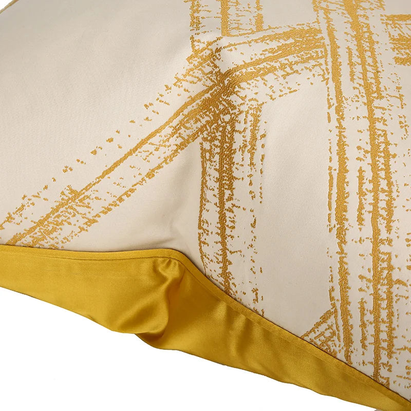 Stripe Jacquard Square Cushion Cover, Beige, Grey, Brown, Pillow Covers for Sofa, Car, Living Room, Hot Popular
