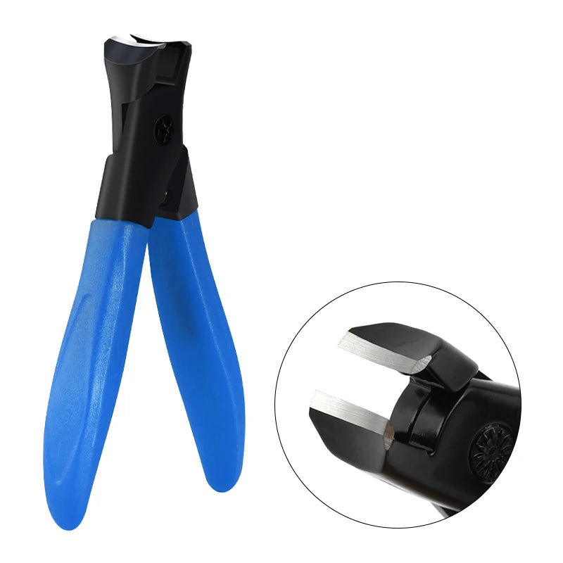Anti-splash Nail Clipper Stainless Steel Fake Nails Cutter Trimmer Clipper Hard Thick Fake Nails Trimming Clipper Manicure Tools