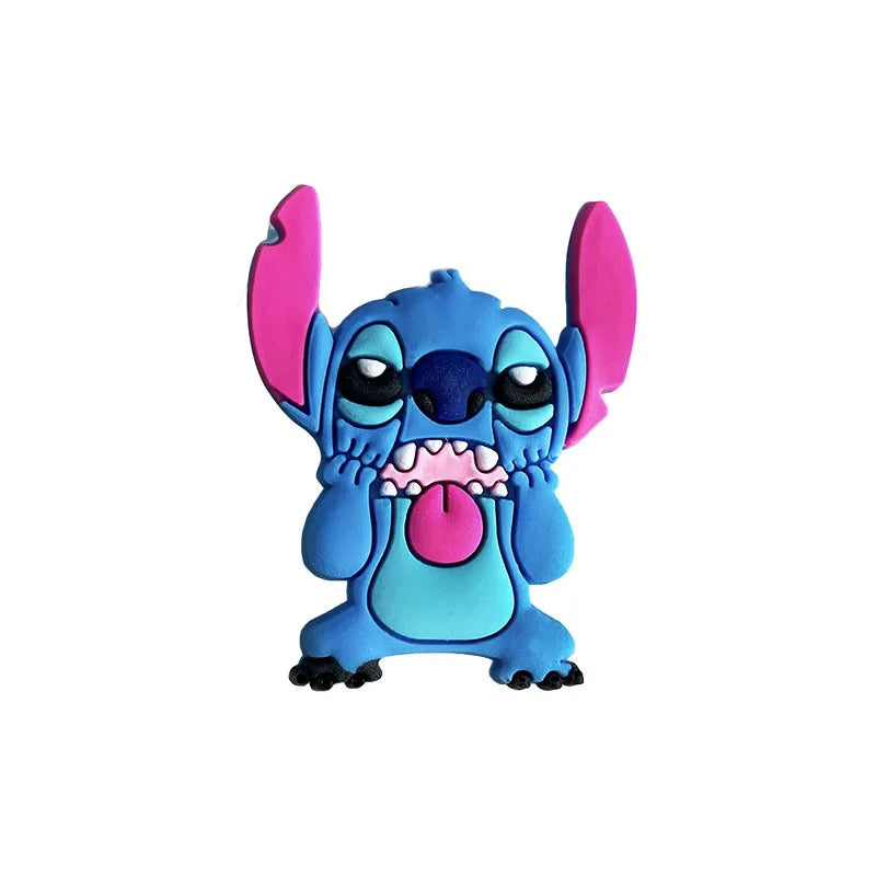 Hot Toys Disney Stitch Shoe Charms PVC Cartoon Shoes Accessories Decorations Buckle Fit Clog Sandal Garden Shoe Kids Gifts