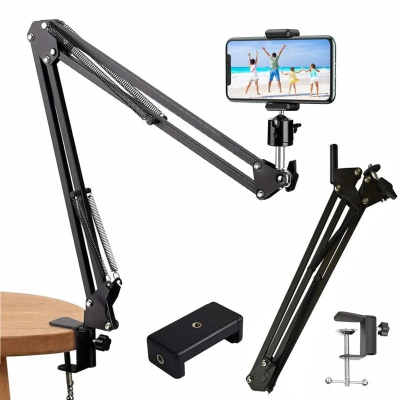 2025 NEW Flexible Arm Tripod For Phone Stand Table Folded Anchor 360° Rotation Online Desktop Laptop Video Live Shot Photography