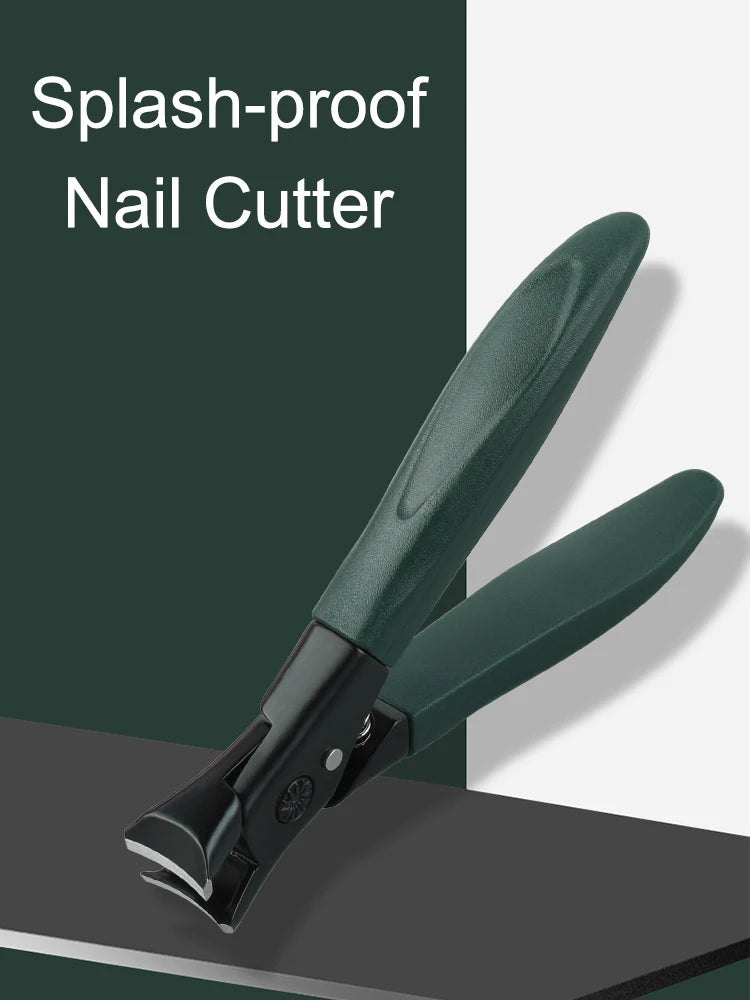 Anti-splash Nail Clipper Stainless Steel Fake Nails Cutter Trimmer Clipper Hard Thick Fake Nails Trimming Clipper Manicure Tools