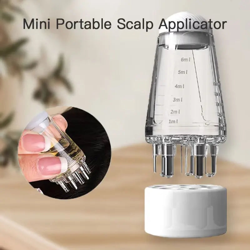 【Hot sales】Scalp Applicator Head Essential Oil Ball Massage Comb 1ml Dil Hair Growth and Solid Hair Comb to Administer Medicine