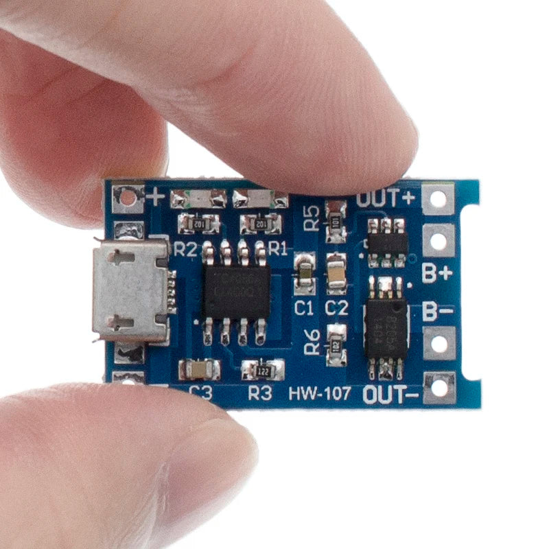 TP4056 +Protection Dual Functions 5V 1A Micro USB 18650 Lithium Battery Charging Board Charger Module