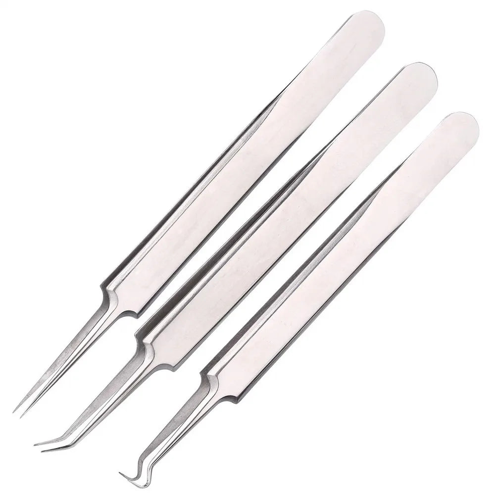 German Ultra-fine No. 5 Cell Pimples Blackhead Clip Tweezers Beauty Salon Special Scraping & Closing Artifact Acne Needle Tools