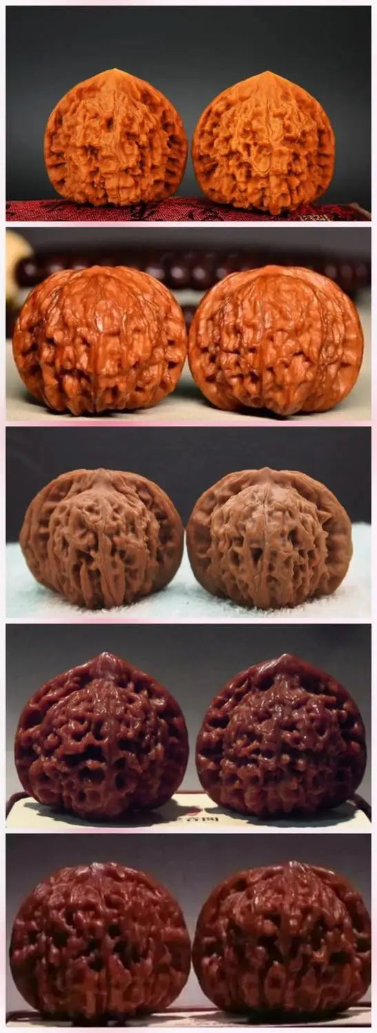 Palm Massage Chinese Walnuts A Pair Of Natural Wenwan Walnut Handball Health Care Grip Ball  Elderly Gift Massage Gadget