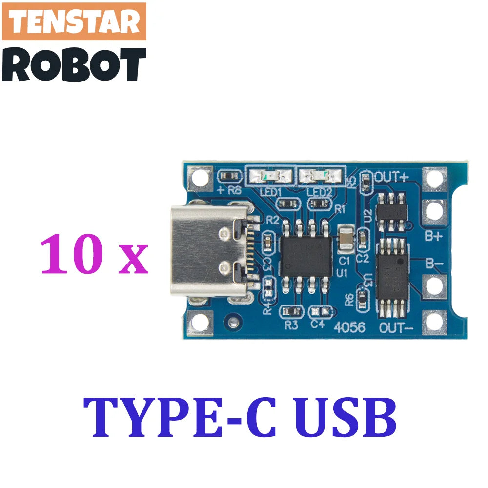 TP4056 +Protection Dual Functions 5V 1A Micro USB 18650 Lithium Battery Charging Board Charger Module