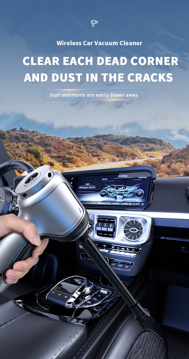 Vacuum Cleaner For Car Wireless Portable Vacuum Cleaner Cleaning Machine Car Accsesories Home Appliance Electric Devices For Car