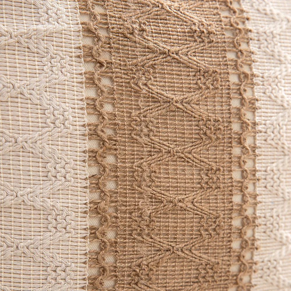 30x50/45x45cm Bohemian Linen Embroidered Fringed Throw Pillow Cover Waist Light Luxury Cushion Cover Pillowcase Home Decor